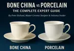 Discover the main differences between bone china vs porcelain, including durability, appearance, composition, and value. Comparison chart included.