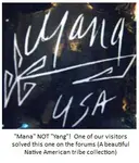 Identifying pottery marks is what this page is all about.  We have a forum where you post your queries and get help to answer them