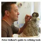 This clay sculpture tutorial for more advanced tools and techniques will advance your sculpting skills quickly