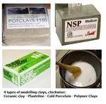 I am often asked how to sculpt in different types of modeling clay and how the techniques differ.  Here's a rundown of my experiences.