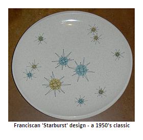 Franciscan Starburst pattern