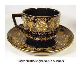 Jackfield black glaze