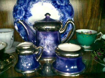 Antique & Fine China Collectibles Query - Blue Crown over an 