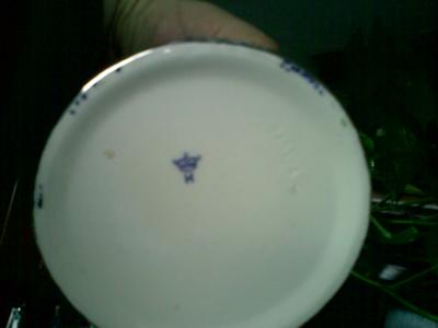 Antique & Fine China Collectibles Query - Blue Crown over an 