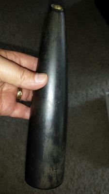 Black Art Vase with M3 or MB Initials Signature mark