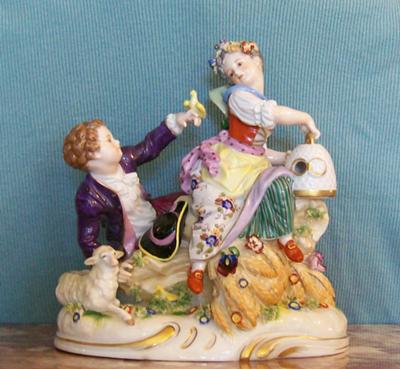 Boy and Girl Figurine Mark Query - 