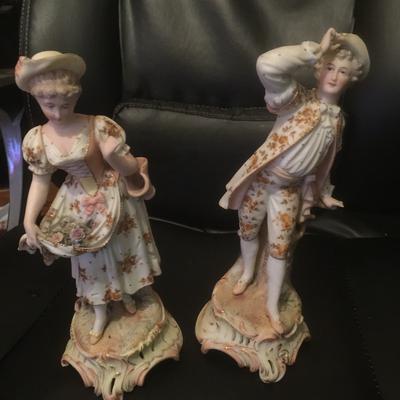 Brisque figurines unknown impression marks numbers and a star and iron cross