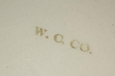 Dish/Tray marked W. C. Co