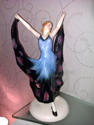 Ceramic Mark Query - Crown Over C on Deco Porcelain Figurine