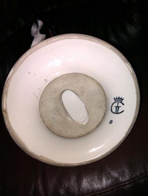 Ceramic Mark Query - Crown Over C on Deco Porcelain Figurine 