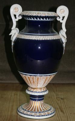 Blue urn