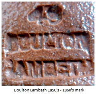 Doulton Lambeth pottery mark Doulton Lambeth pottery mark