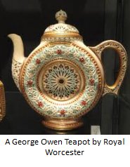 george owen teapot by royal worcester