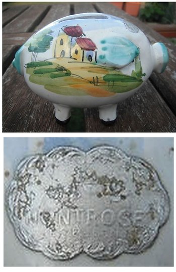 hand-painted-italy-ceramic-piggy-bank-montrose-sticker-label