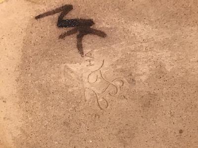 Hand painted tiles. Northern European?