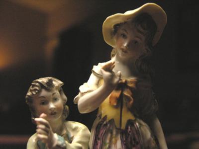 Hispania hand incised pottery mark and the initials v.c.