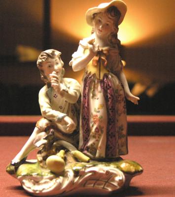 Hispania hand incised pottery mark and the initials v.c.