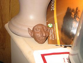 Strange Little Man - I used an air drying clay to sculpt