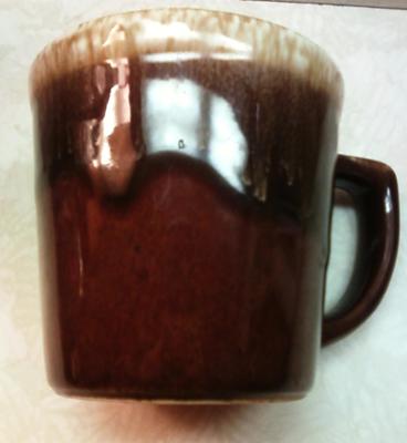 IK Within a Circle Mark on  Art Pottery Drip Mugs