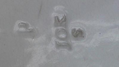 Impressed Wedgwood  and J O K Pottery Mark Query with P and S