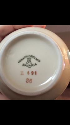 Johann haviland bavaria pattern# W825