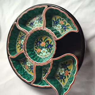 Japanese sushi bowl - top