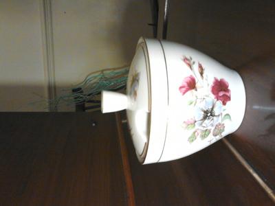 Pottery Mark - crest within a circle, two wavy lines, W A L? 