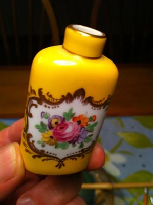 my grandmother's tiny vase with the mystery markings