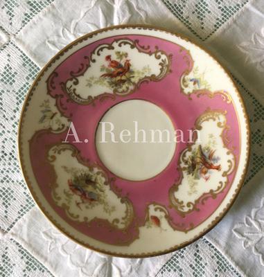 Mystery backstamp B.H.A., impressed C, painted comma mark?