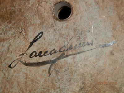 Mystery Bust?  Oriental woman with golden crown.  Italian artist.