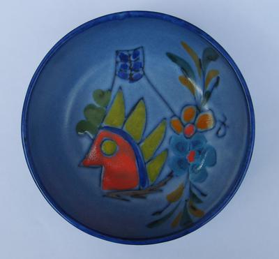 Naive Cock Head Ceramic Dish