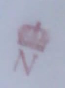 N with Crown Above Pottery Mark Query on Biscuit Barrel Jar with Napoleon Portrait