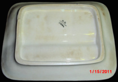 O. B. Pottery Mark on Ott and Brewer Belleek