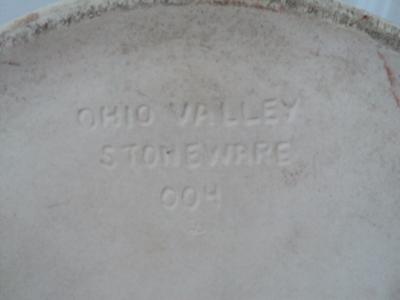 Ohio Valley Stoneware - Impressed Stamp Pottery Mark