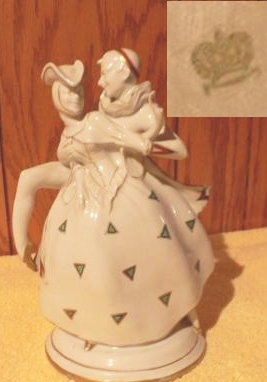 Pottery Mark Inquiry - Green Crown with no other words or incises