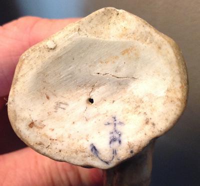 Blue anchor mark (inc cross, crown and orb)