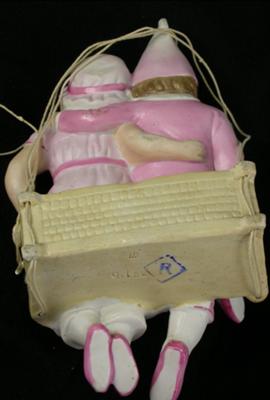 Pottery mark Query - Blue 'R' inside Blue Diamond