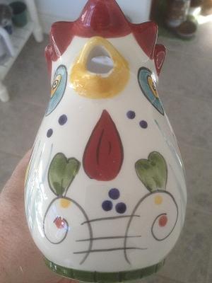 Here's the front of the piece (and you can see the chip on the bottom of the beak). 