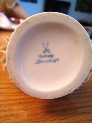 Pottery Mark Query - Cross Swords with letters R & P plus words: Germany and Dresden