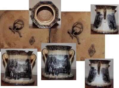 Pottery Mark Query - Diamond kite with R in the middle and a tied Ribbon in a circle or Q shape