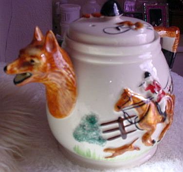 Pottery Mark Query - PPC England Fox Teapot