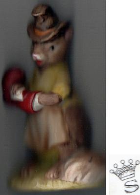 Pottery Mark Query - 'S' Beneath Crown on Bunnykins Type Figurine: Donath?