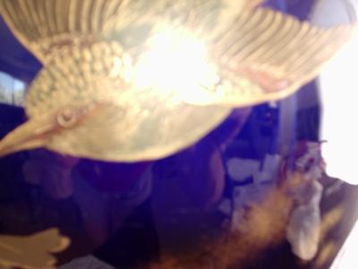 Pottery Mark with 2 Crescent shapes  a 5 or an S, a 7 or an axe, 4 in total under glaze