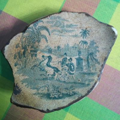 Pottery trademark Bird Suriname 