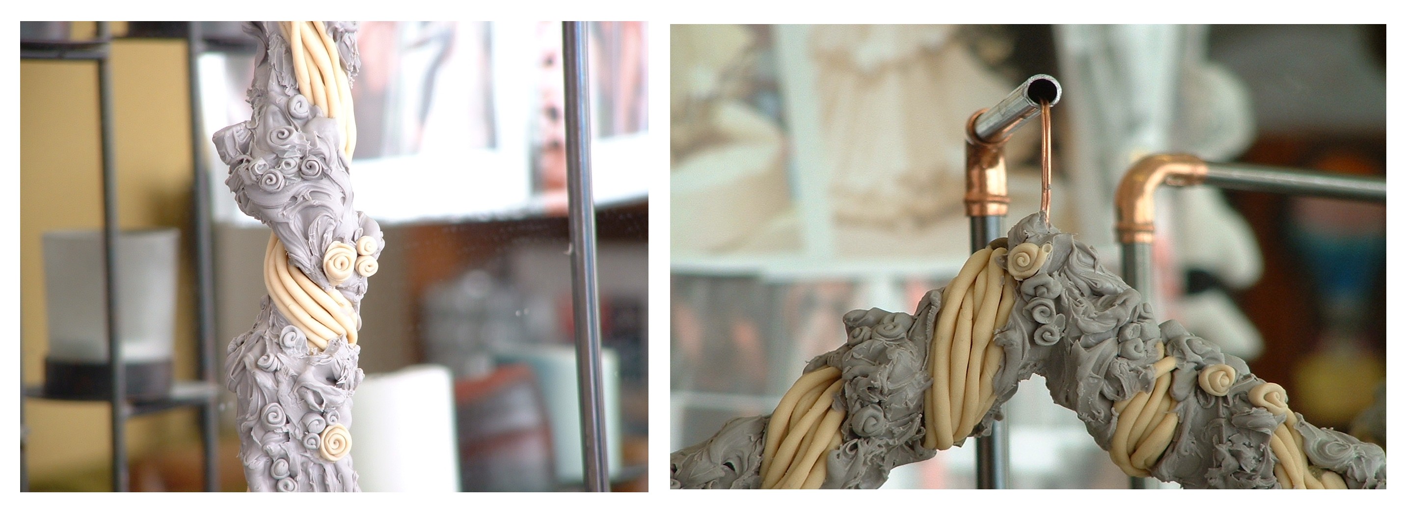 rose-arbour-constructed-from-plasteline-and-polymer-clay