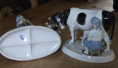 S Below Crown on Figurine Pottery Mark