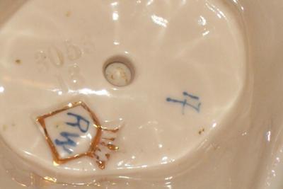 Schwarzburg-Rudolstadt? (or Royal Rudoltstadt?) Conch Shell Vase