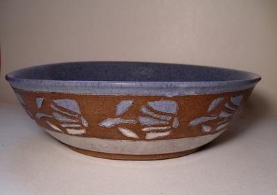 Studio Pottery Marking - H in Circle, not Hull Studio Art Stoneware Lg Bowl