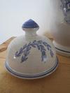 Antique albarello maiolica hand painted apothecary pot / jar - Italian or Spanish?
