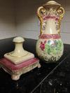 Antique China Urn/Lamp?  Capital B Mark, Name Slightly Legible 